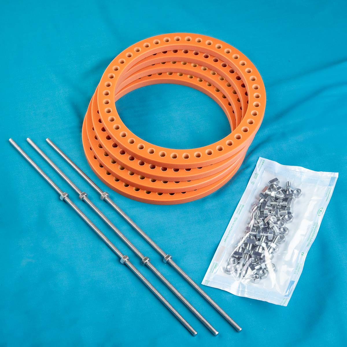 Cố định ngoài Ilizarov không cản quang - góc nhìn chính